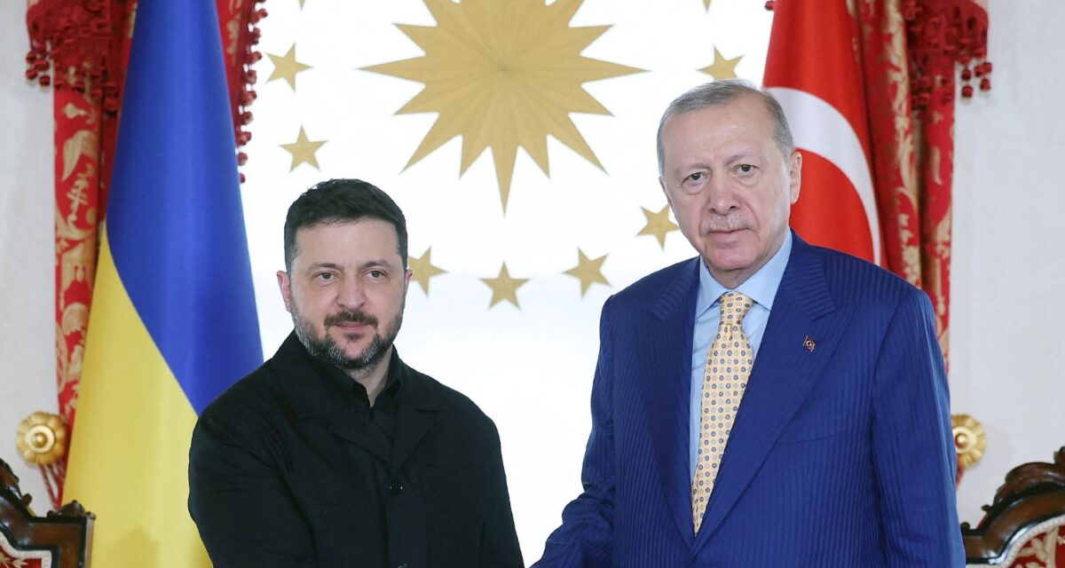 Ο Βολοντίμιρ Ζελένσκι και ο Ρετζέπ Ταγίπ Ερντογάν