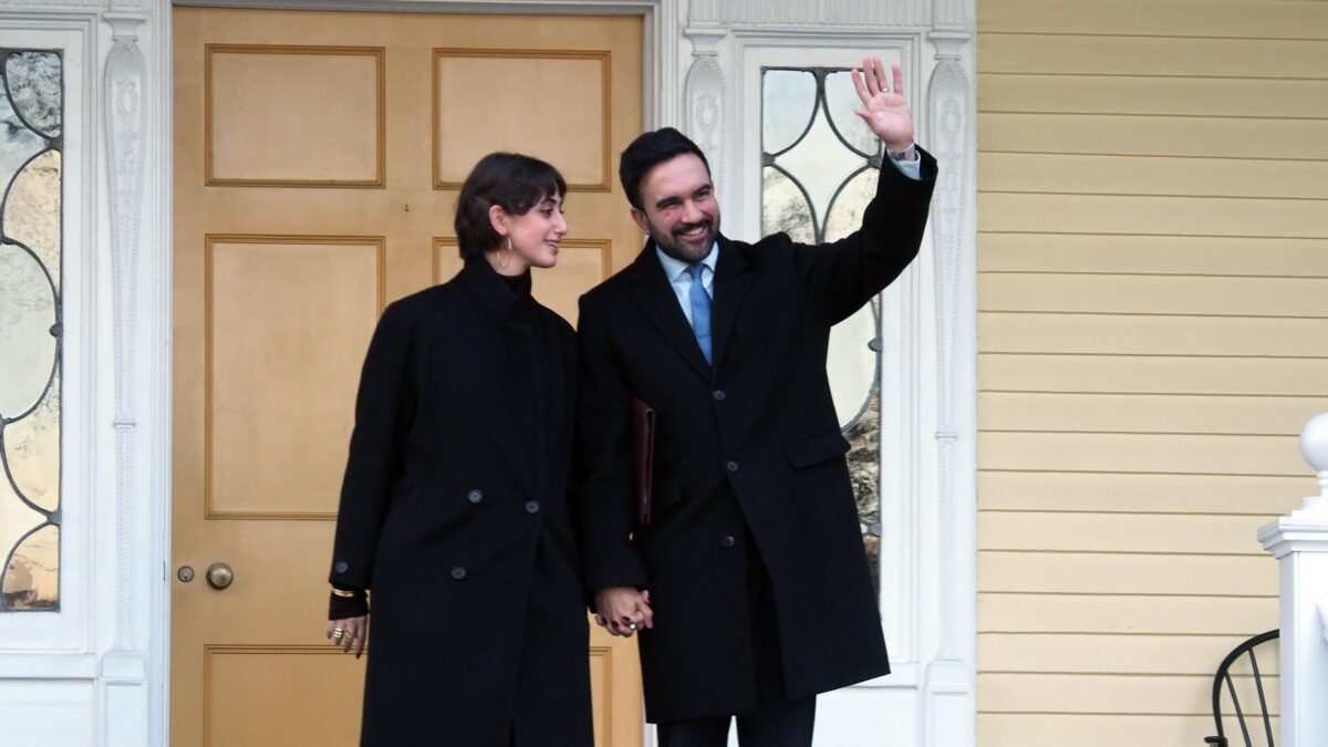 O δήμαρχος της Νέας Υόρκης, Ζοχράν Μαμντάνι και η σύζυγός του