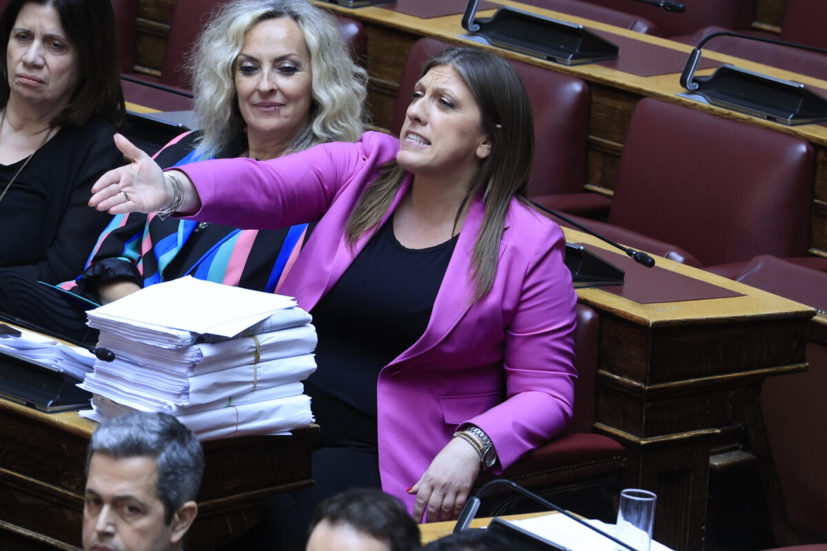 Ζωή Κωνσταντοπούλου για υποκλοπές: Η Πλεύση Ελευθερίας συνυπογράφει πρόταση για εξεταστική επιτροπή