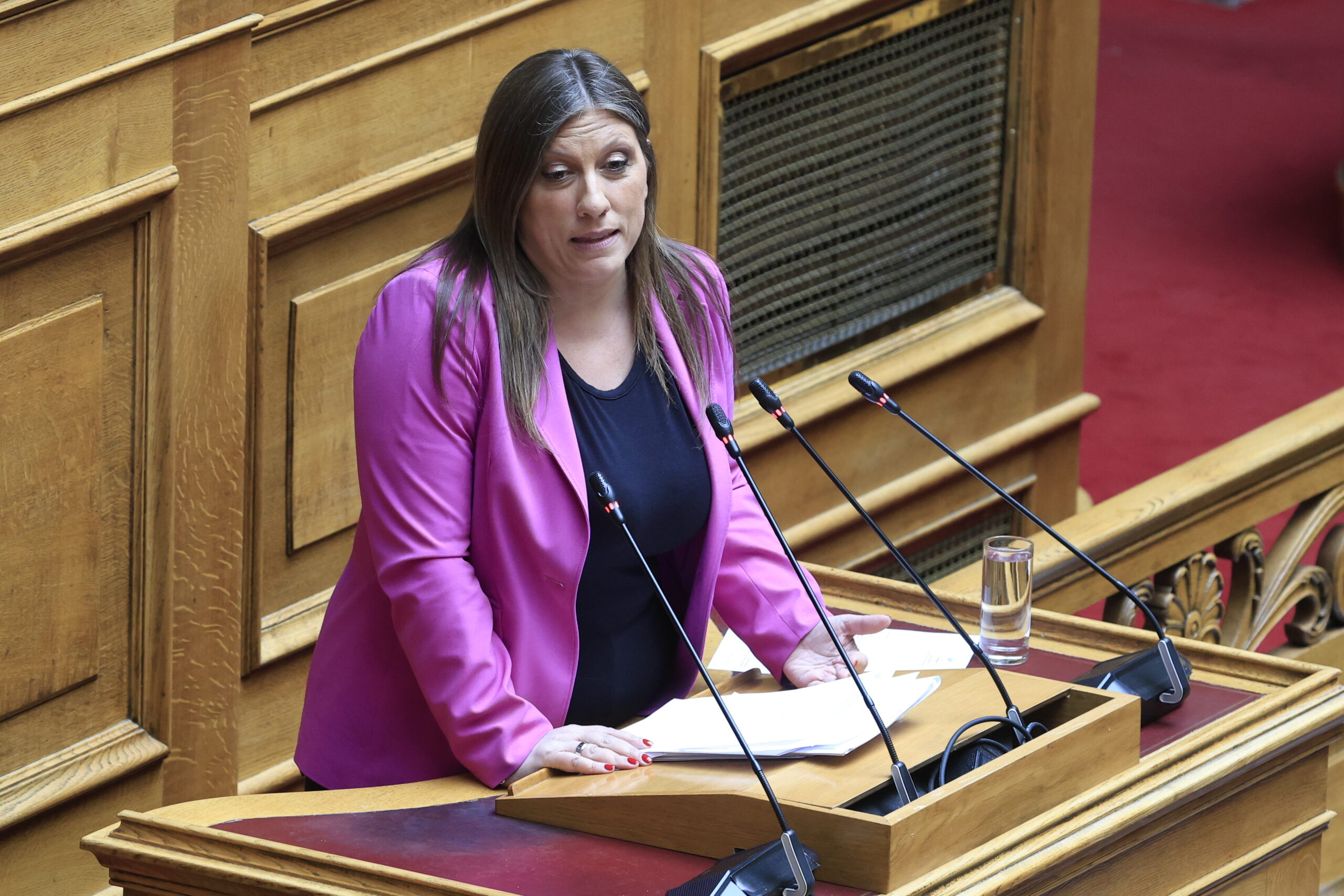 Συζήτηση και λήψη απόφασης για την αίτηση άρσης ασυλίας των βουλευτών Αικατερίνης (Κατερίνας) Παπακώστα, Κωνσταντίνου Αχ. Καραμανλή, Ιωάννη Κεφαλογιάννη, Παναγιώτη (Νότη) Μηταράκη, Κωνσταντίνου Τσιάρα, Κωνσταντίνου Σκρέκα, Δημητρίου Βαρτζόπουλου, Μάξιμου Σενετάκη, Βασιλείου (Λάκη) Βασιλειάδη, Χρήστου Μπουκώρου και Θεόφιλου Λεονταρίδη και για την αίτηση άρσης ασυλίας των βουλευτών Χαράλαμπου Αθανασίου και Αναστασίου Χατζηβασιλείου, Τετάρτη 22 Απριλίου 2026. (ΓΙΩΡΓΟΣ ΚΟΝΤΑΡΙΝΗΣ/EUROKINISSI)