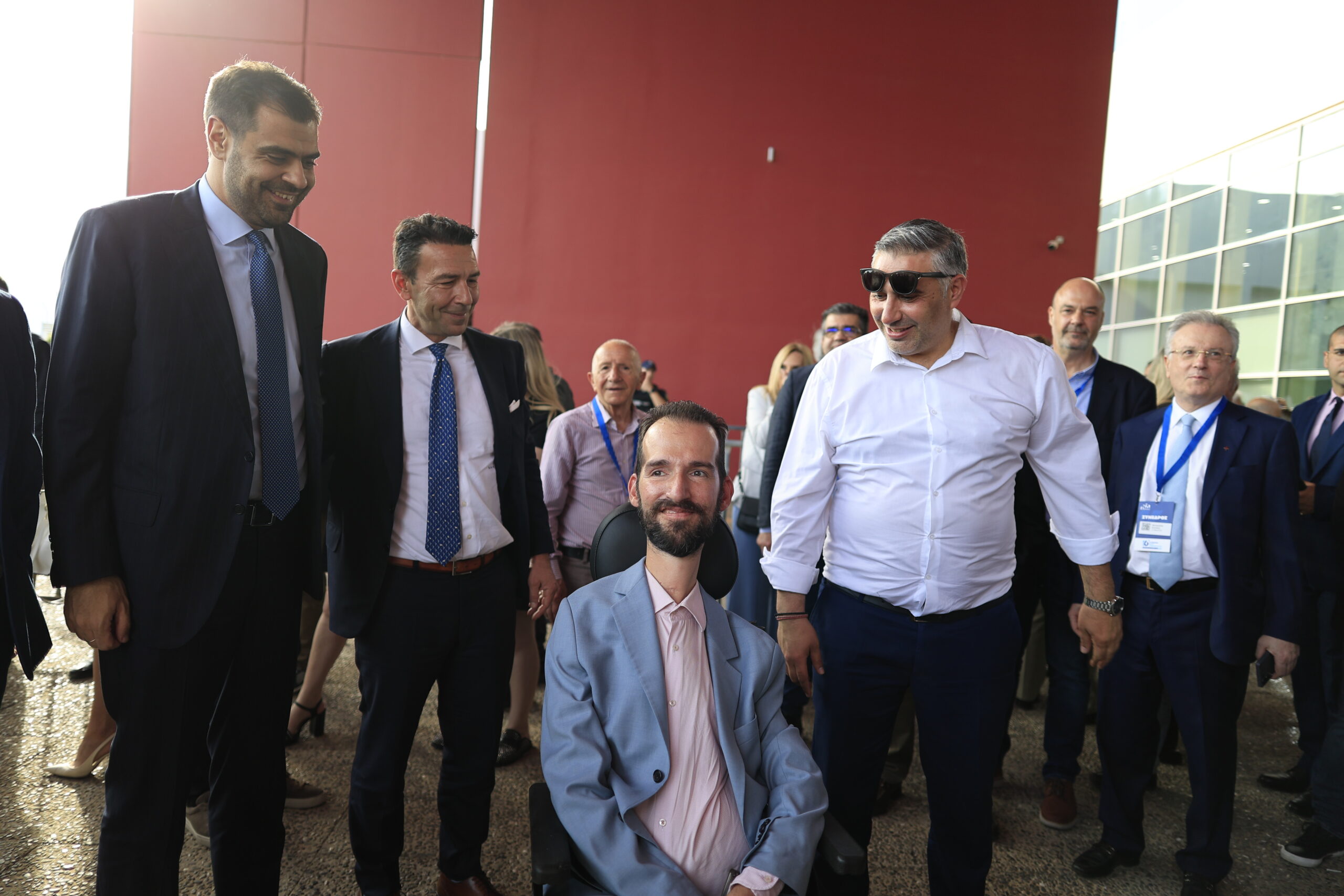 Στιγμιότυπο από την πρώτη ημέρα εργασιών του 16ου Τακτικού Συνεδρίου της Νέας Δημοκρατίας, στο Metropolitan Expo (Πηγή φωτογραφίας: ΓΙΩΡΓΟΣ ΚΟΝΤΑΡΙΝΗΣ