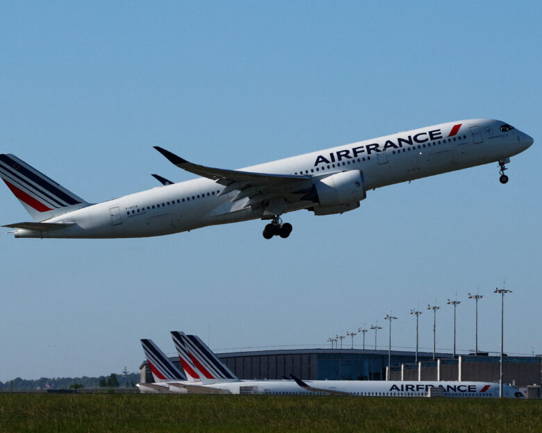 Air France Airbus takes off from Charles de Gaulle airport, in Roissy-en-France, near Paris, France, April 30, 2026.