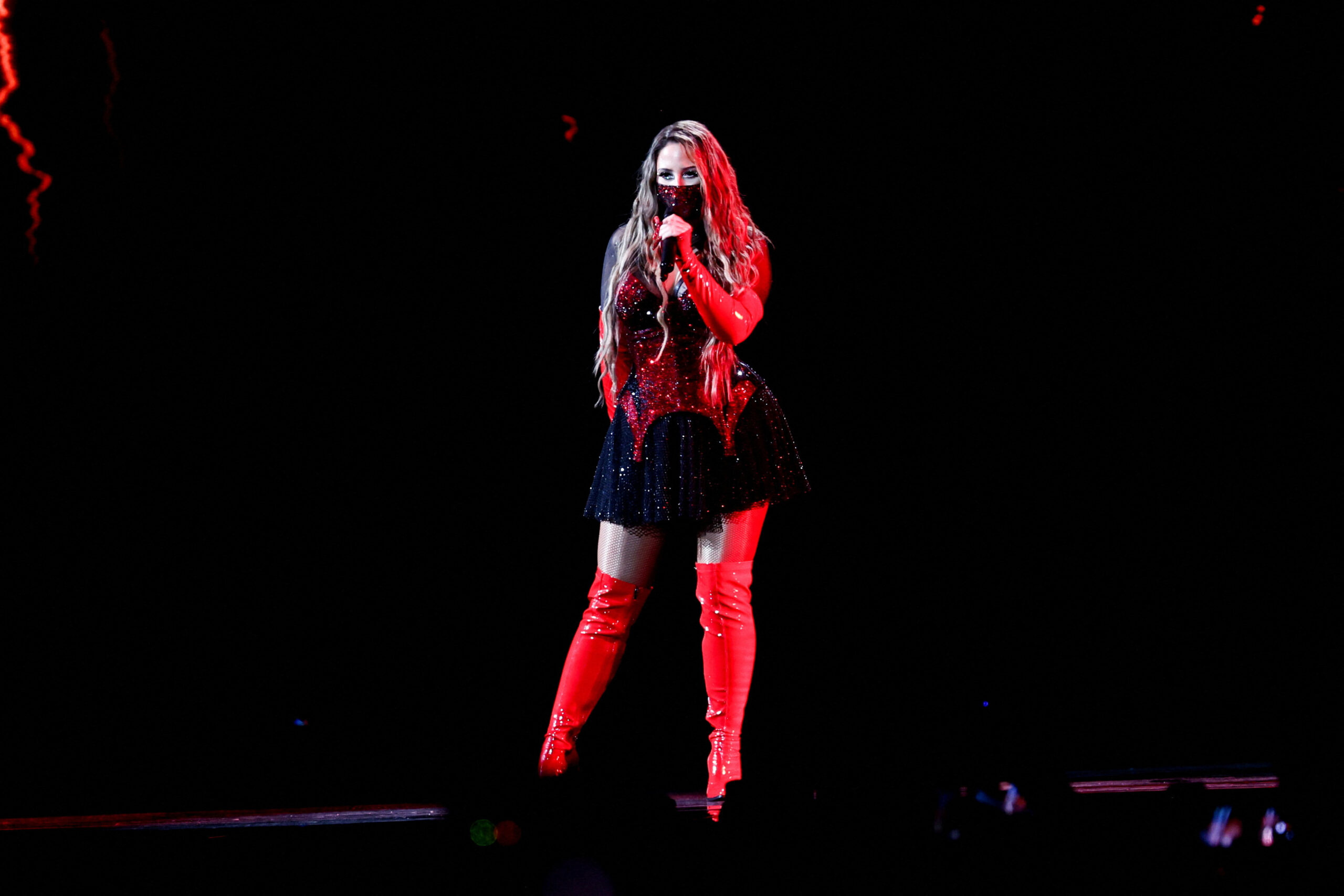 Grand Final of the 2026 Eurovision Song Contest, in Vienna FELICIA, representing Sweden, performs