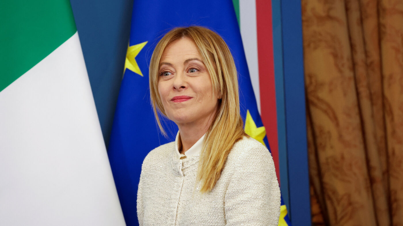 Italy's PM Meloni meets Indian PM Modi, in Rome