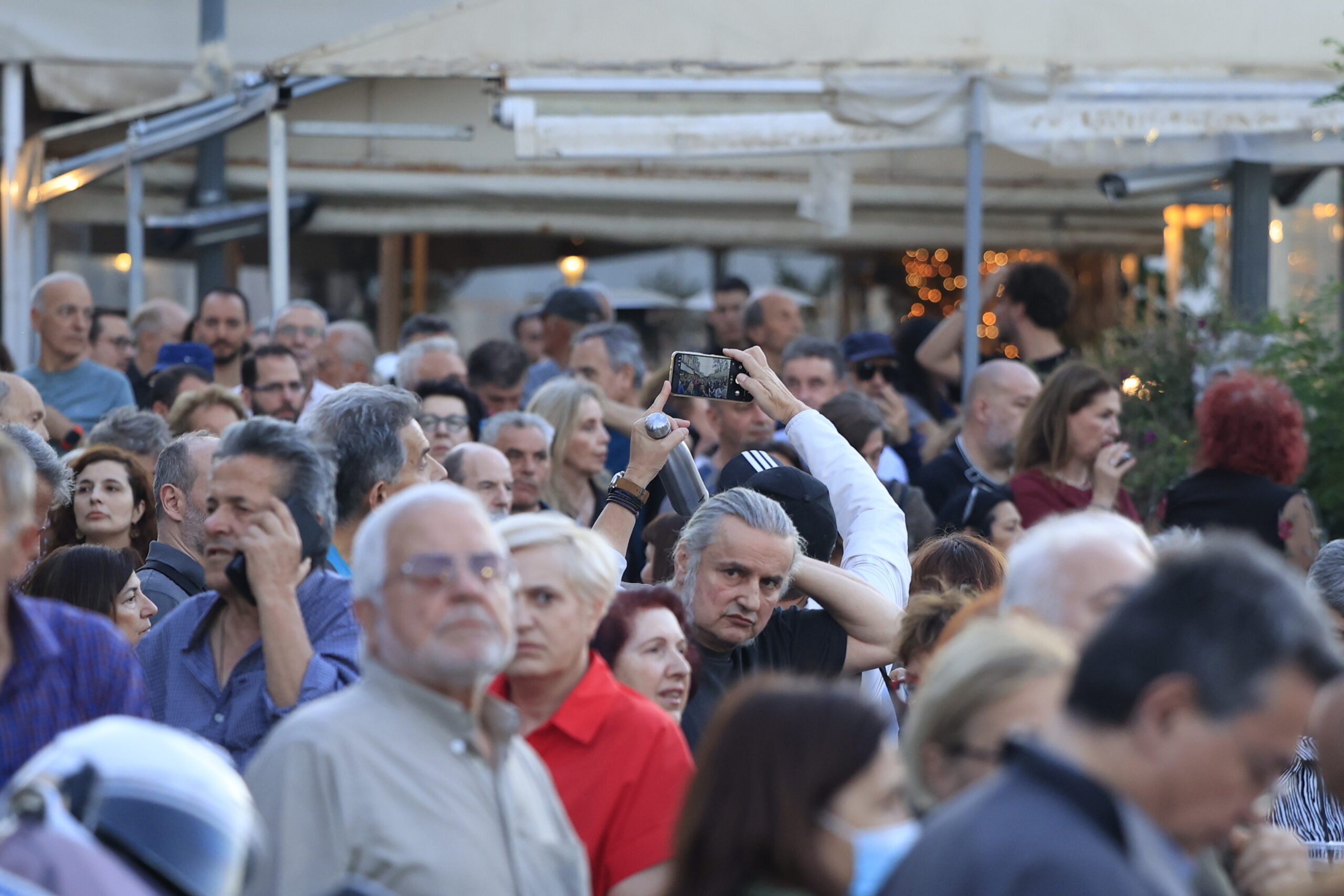 Εκδήλωση για τη παρουσίαση του ονόματος και της ιδρυτικής διακήρυξης του νέου κόμματος του Αλέξη Τσίπρα στην Πλατεία Θησείου. Τρίτη 26 Μαΐου 2026 (ΓΙΩΡΓΟΣ ΚΟΝΤΑΡΙΝΗΣ/EUROKINISSI)