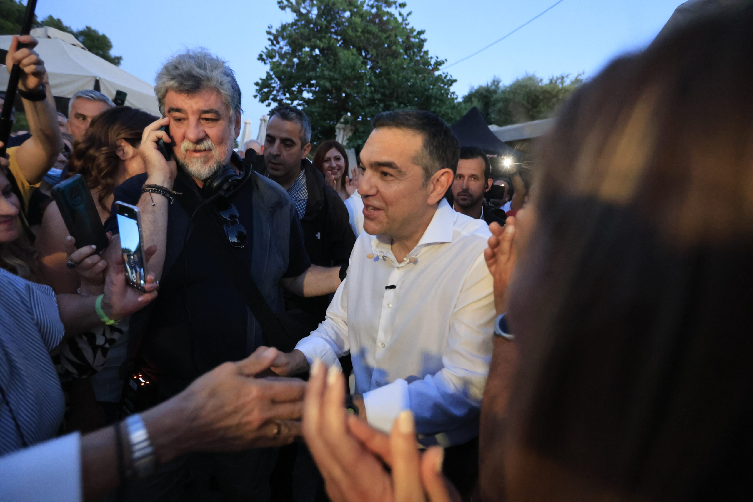 Εκδήλωση για τη παρουσίαση του ονόματος και της ιδρυτικής διακήρυξης του νέου κόμματος του Αλέξη Τσίπρα στην Πλατεία Θησείου. Τρίτη 26 Μαΐου 2026 (ΓΙΩΡΓΟΣ ΚΟΝΤΑΡΙΝΗΣ/EUROKINISSI)