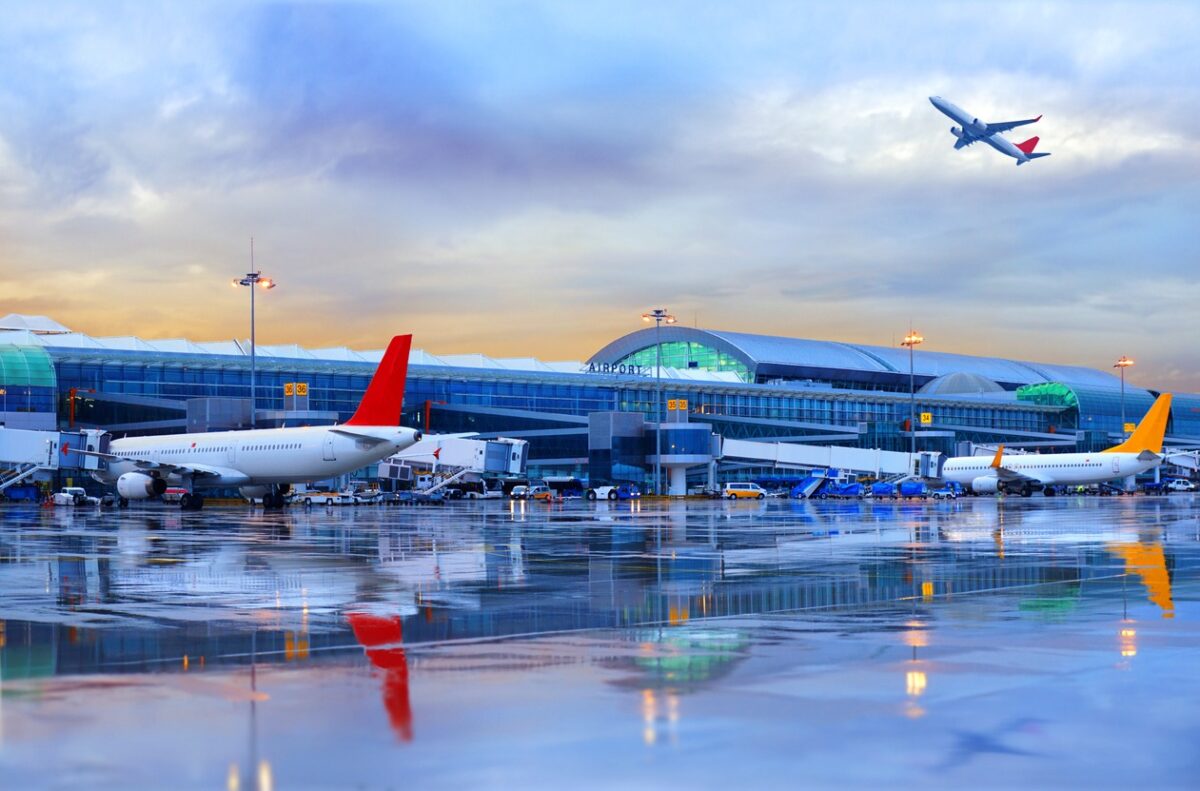 Airport in İzmir, Turkey (Adnan Menderes Airport)