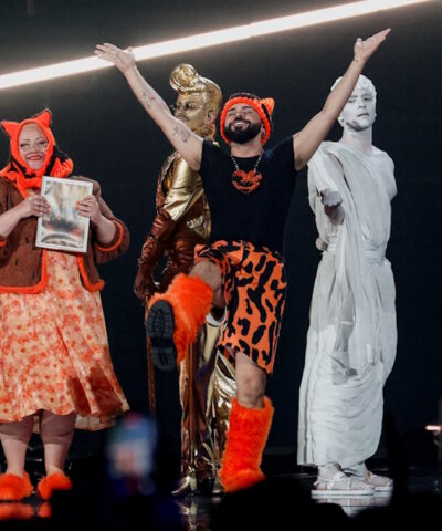 Ο Akylas ερμηνεύει το «Ferto» στη σκηνή της Eurovision 2026