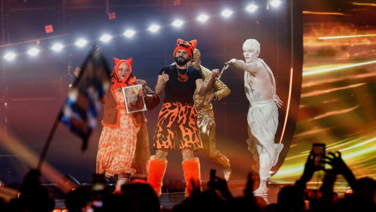 Στιγμιότυπο από την πρόβα του Akylas στη Eurovision