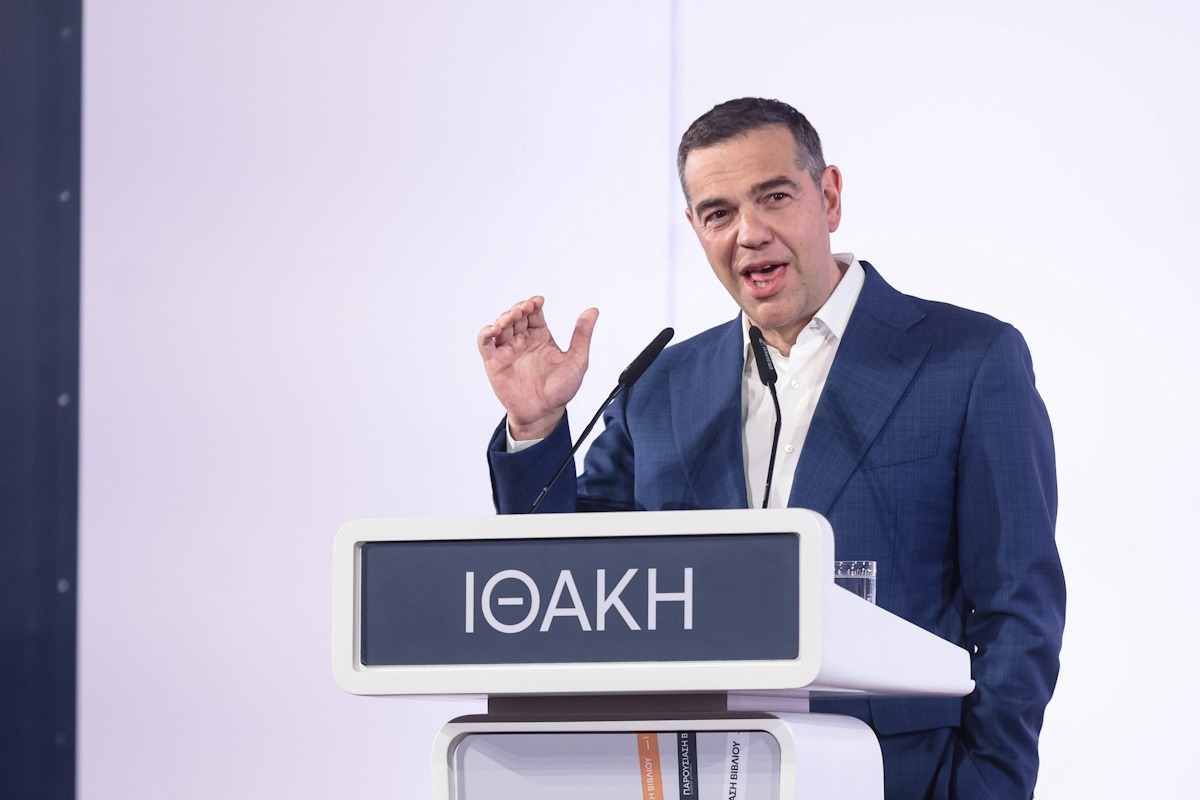 Ο πρώην πρωθυπουργός, Αλέξης Τσίπρας στην παρουσίαση του βιβλίου του, «Ιθάκη» στο Ηράκλειο