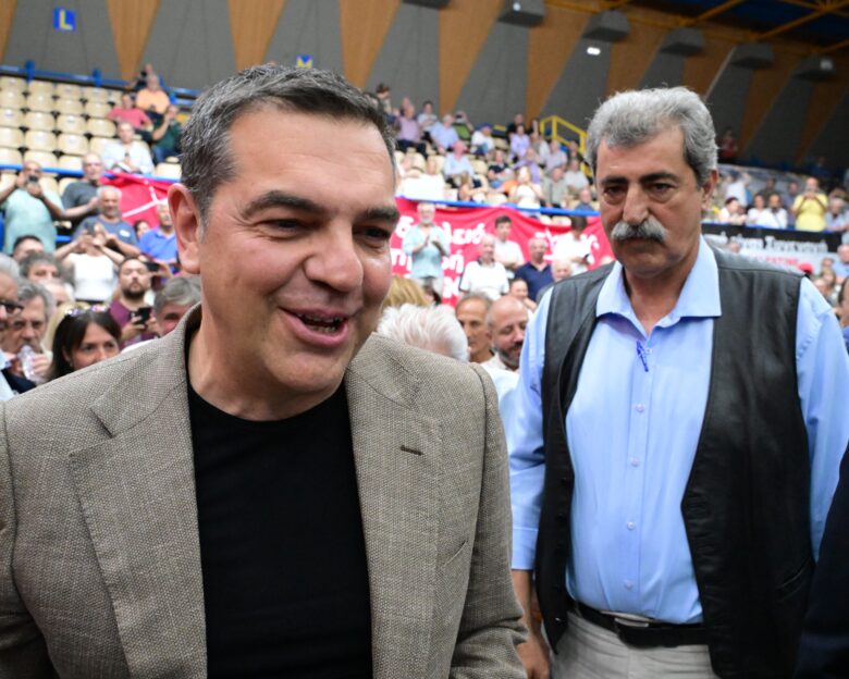 Ο Αλέξης Τσίπρας με τον Παύλο Πολάκη