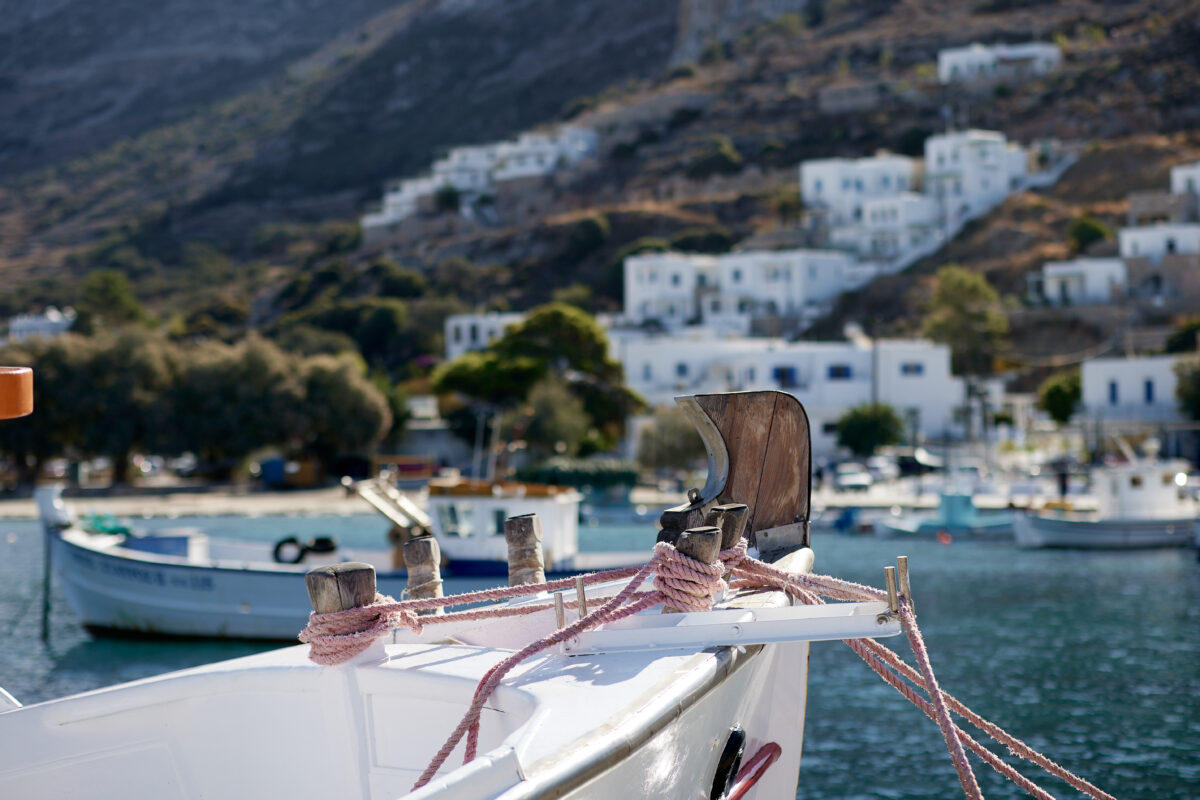 Το λιμάνι της Αμοργού