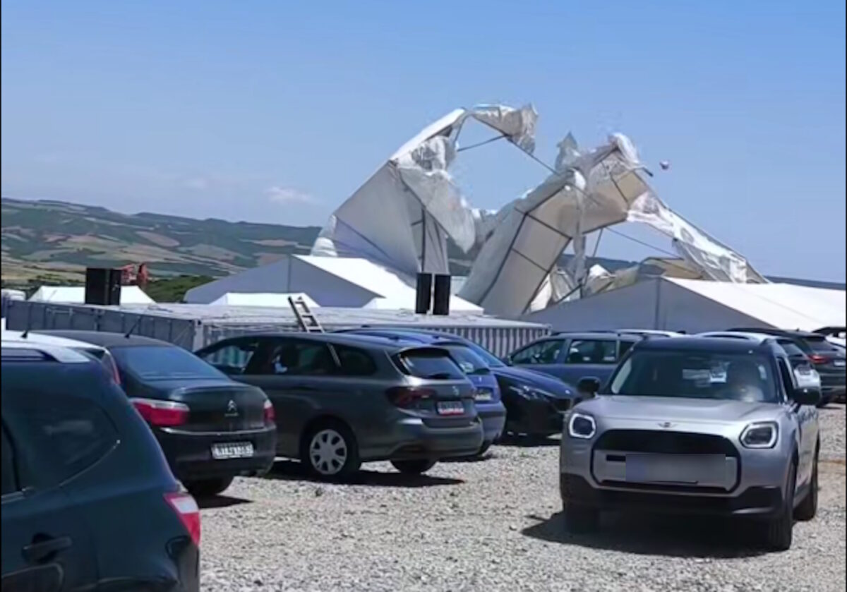 Ανεμοστρόβιλος στο Λάκκωμα Χαλκιδικής