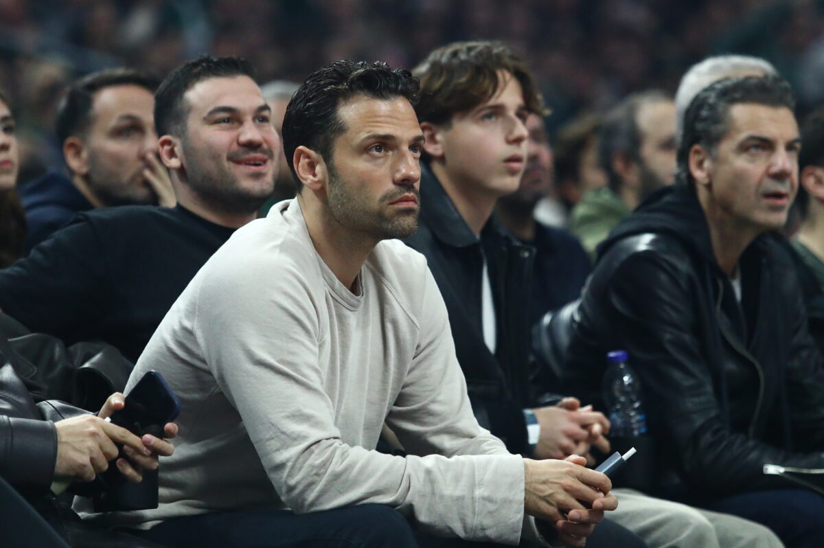 Ο Κωνσταντίνος Αργυρός βρέθηκε στο Telekom Center Athens για το Παναθηναϊκός - Βαλένθια
