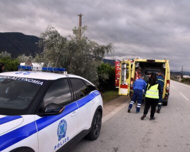 Ασθενοφόρο και περιπολικό