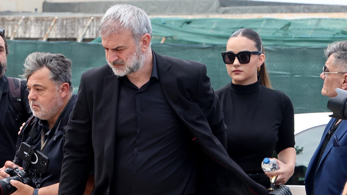 Ο Τραϊανός Δέλλας με την κόρη του