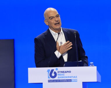 O Νίκος Δένδιας