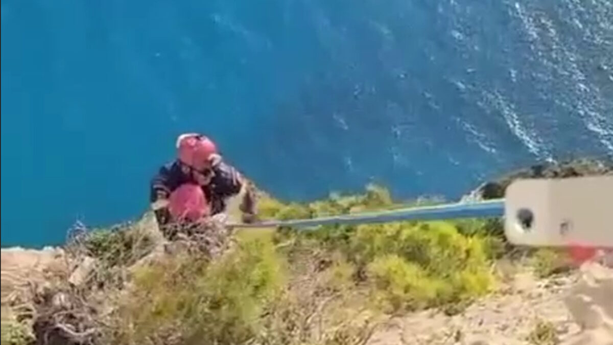 Πλάνα από την επιχείρηση διάσωσης