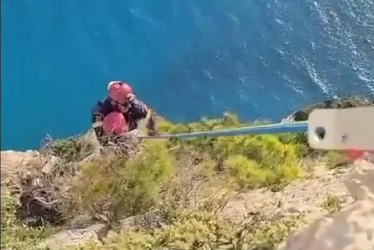Πλάνα από την επιχείρηση διάσωσης