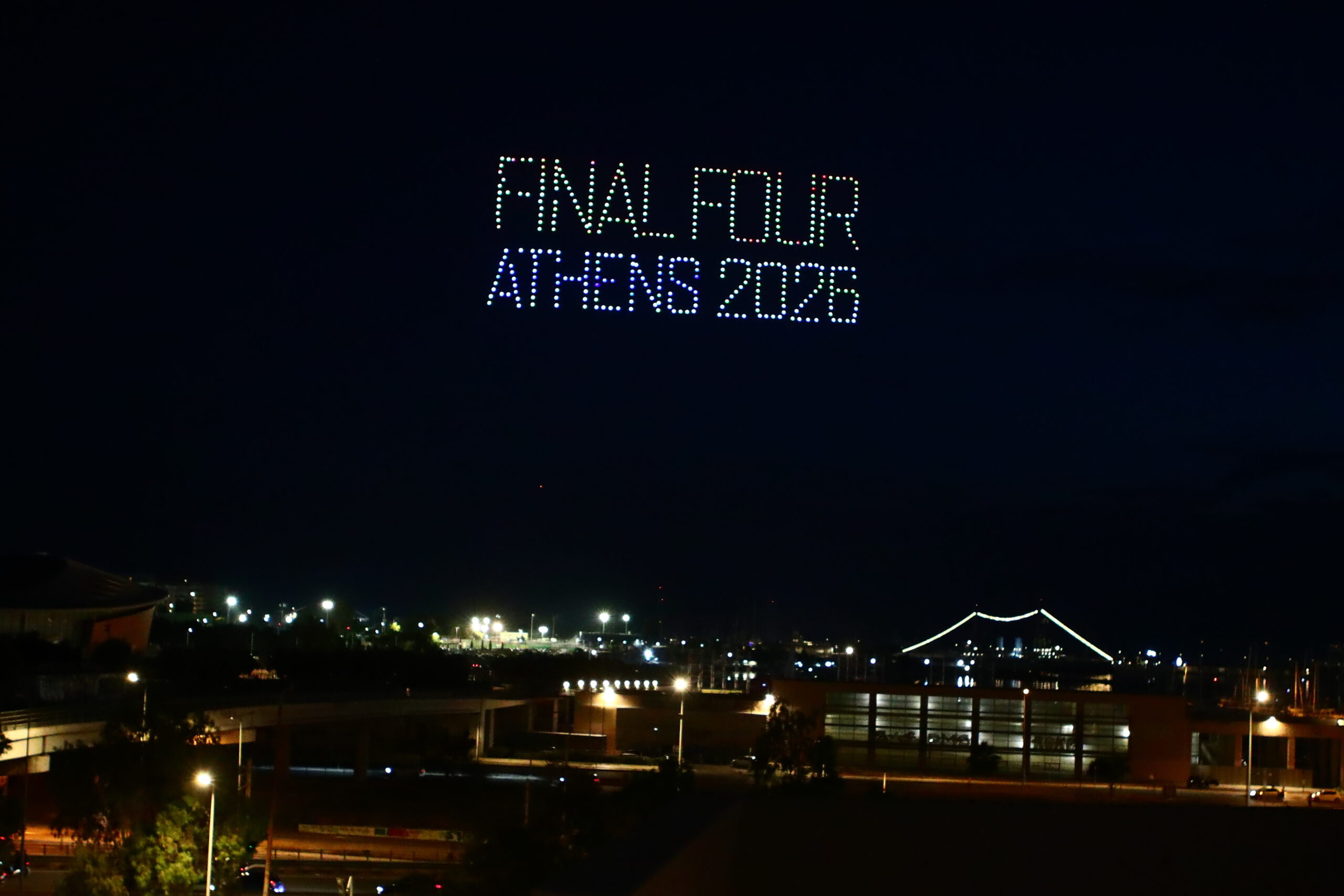Εικόνες από το drone show