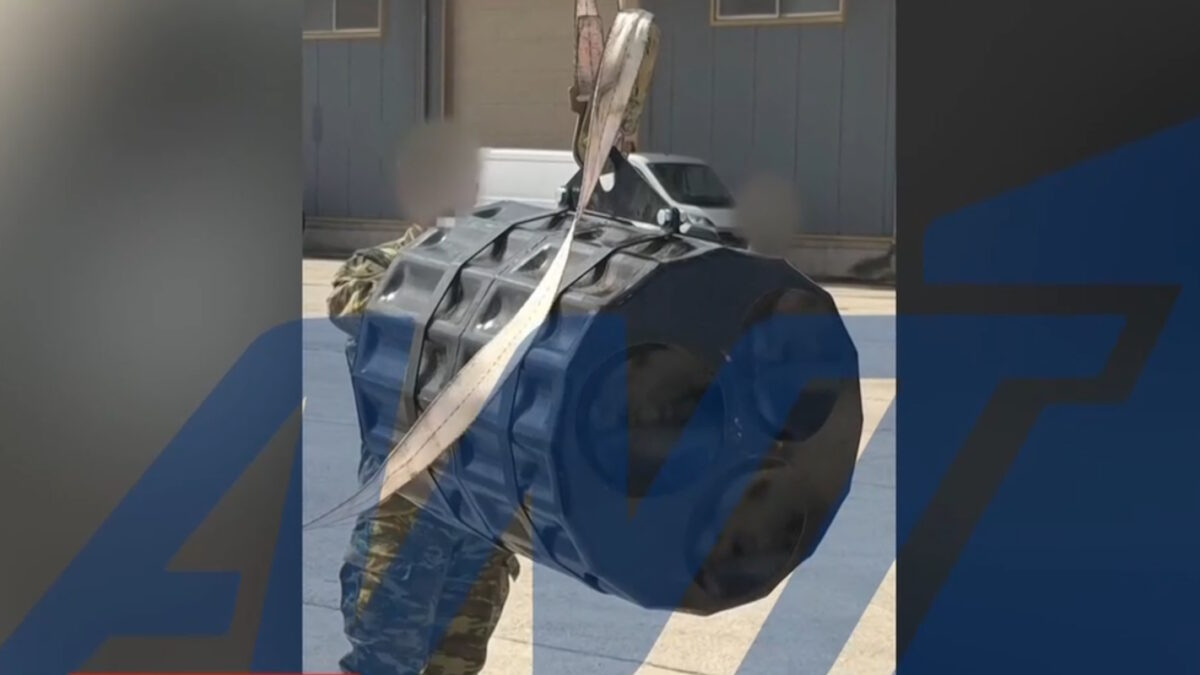 Λευκάδα: Φωτογραφία με τα εκρηκτικά μέσα από το drone καμικάζι που εντοπίστηκε