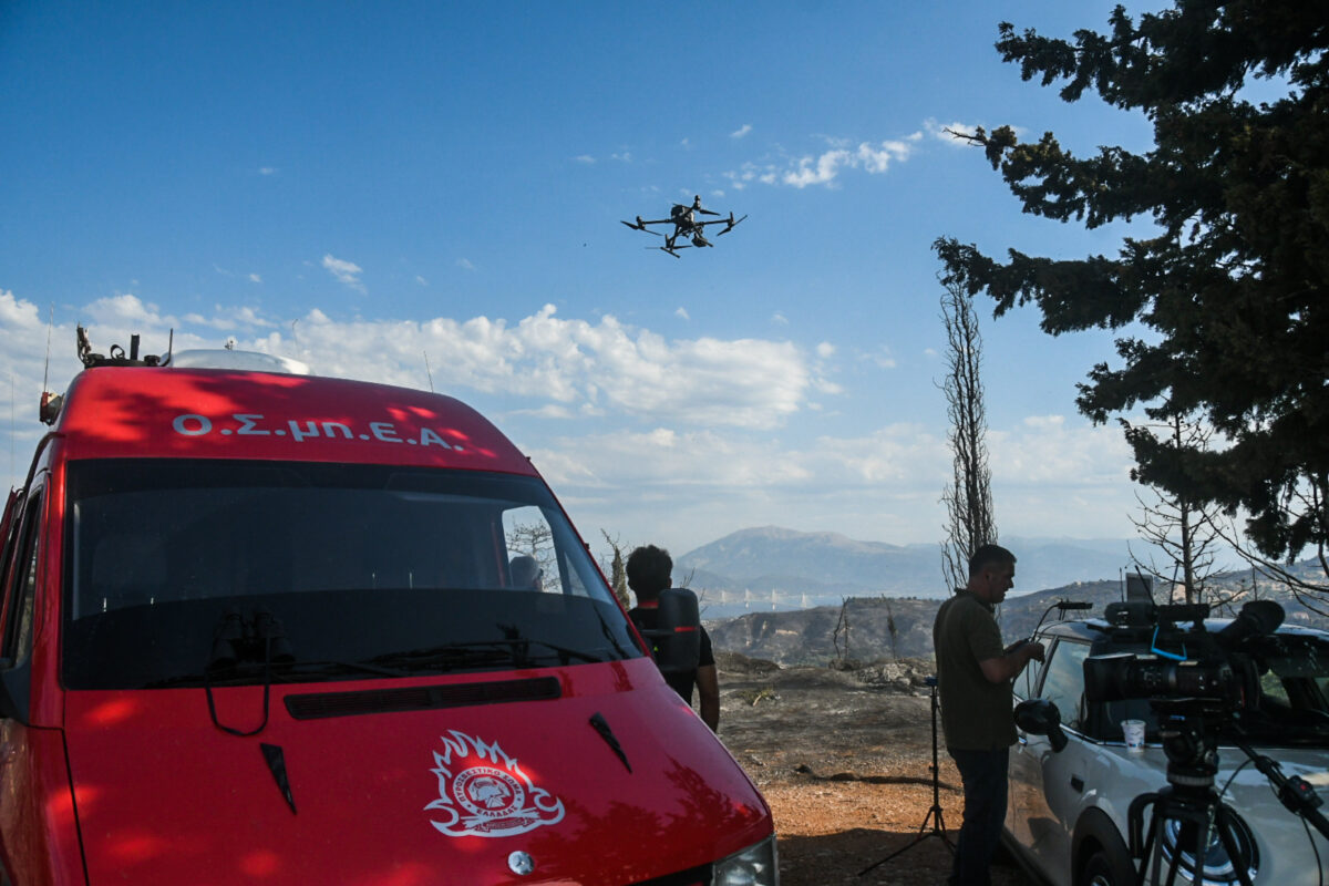 Αγρίνιο: Το πρώτο πρόστιμο μέσω drone της Πυροσβεστικής σε άνδρα που έκαιγε χόρτα