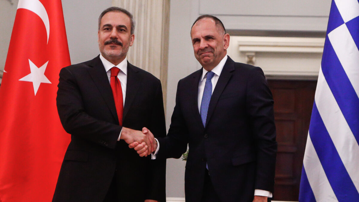 Χακάν Φιντάν και Γιώργος Γεραπετρίτης