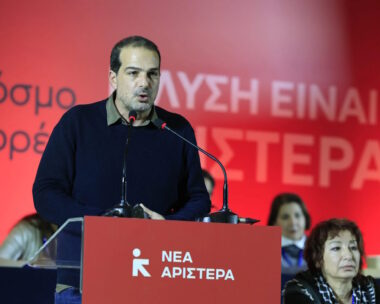 Ο γραμματέας της Κεντρικής Επιτροπής της Νέας Αριστεράς και προεδρεύων του κόμματος Γαβριήλ Σακελλαρίδης
