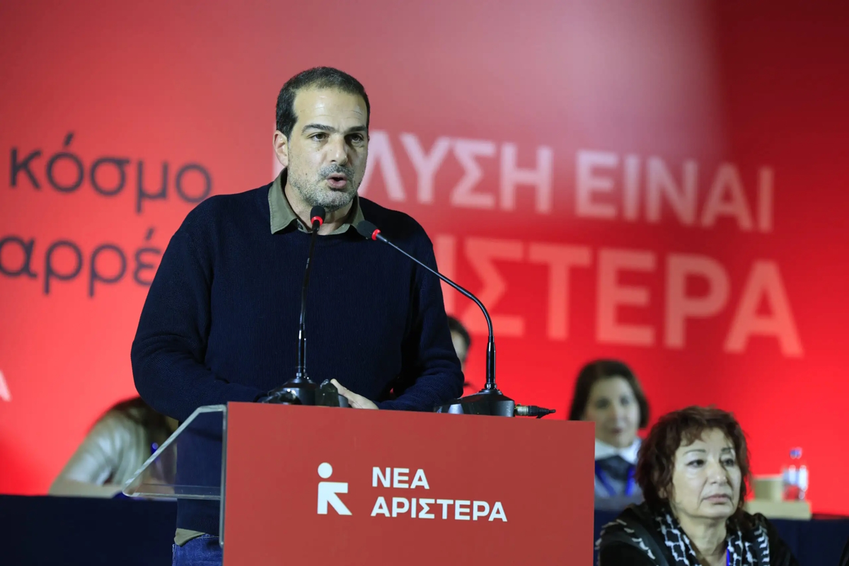Ο γραμματέας της Κεντρικής Επιτροπής της Νέας Αριστεράς και προεδρεύων του κόμματος Γαβριήλ Σακελλαρίδης