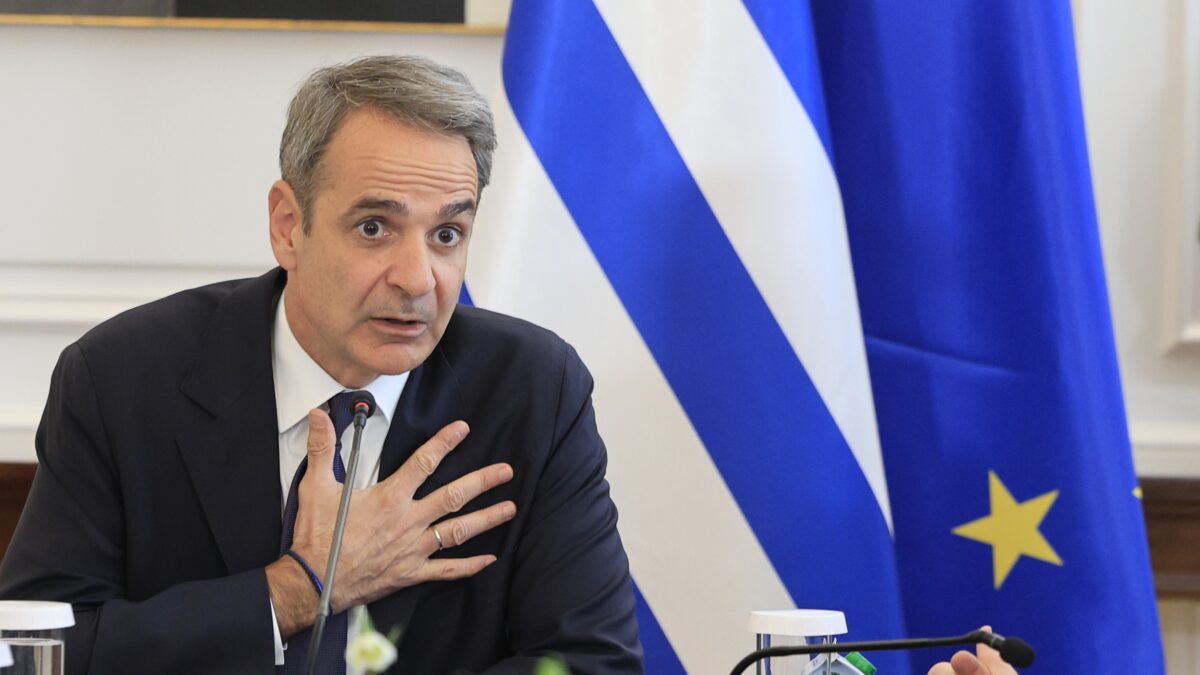 O Κυριάκος Μητσοτάκης