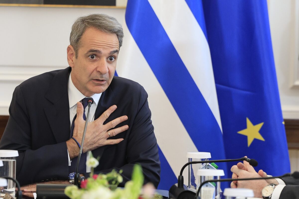 O Κυριάκος Μητσοτάκης