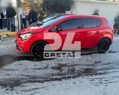 Τροχαίο και πυροβολισμοί στο Ηράκλειο