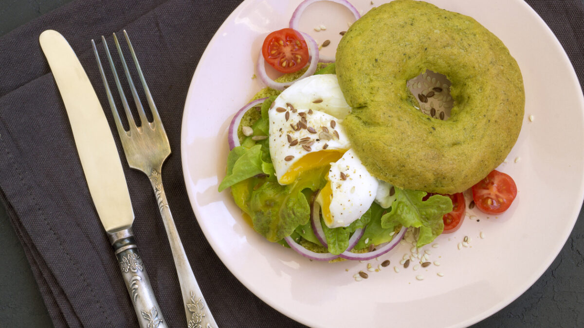 Bagel με αβοκάντο