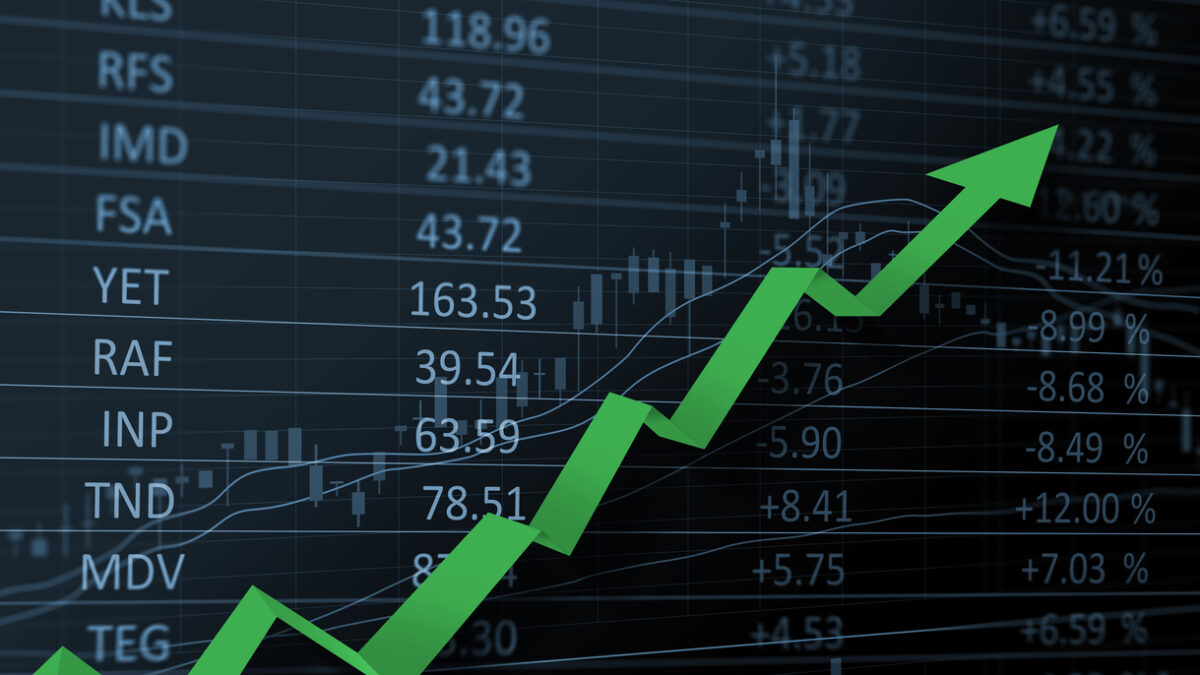 The growth of stock market quotes