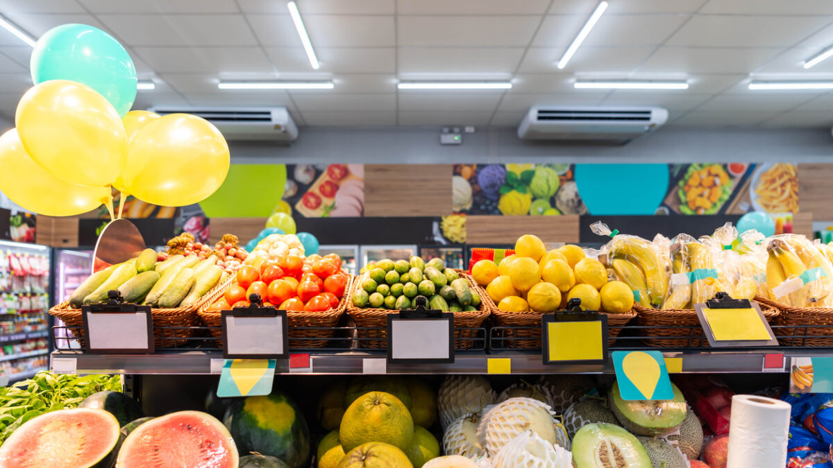 Supermarket or hypermarket is a popular destination for shopping a food and relaxing family.
