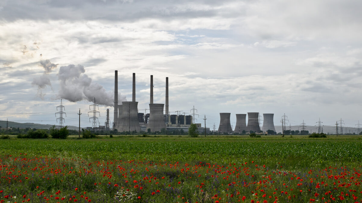 Thermal power station in Turceni, Gorj county, Romania
