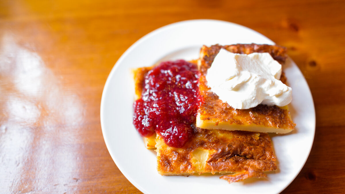Finnish Pancakes Horizontal Shot