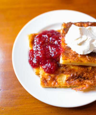 Finnish Pancakes Horizontal Shot