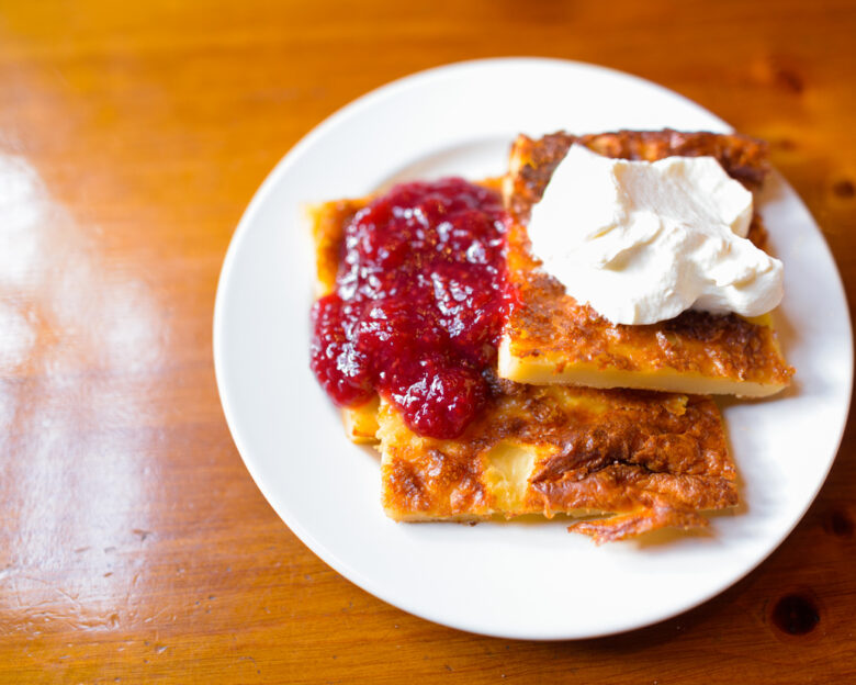 Finnish Pancakes Horizontal Shot
