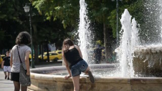 Ζέστη στην Αθήνα
