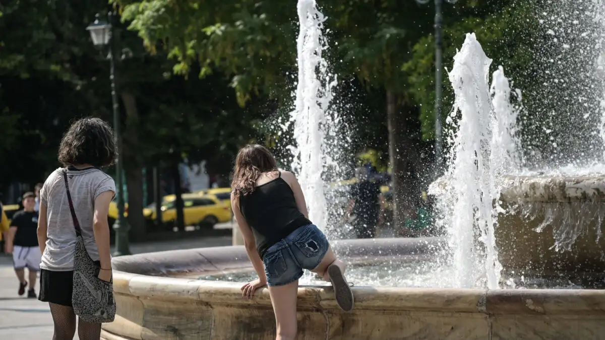 Ζέστη στην Αθήνα