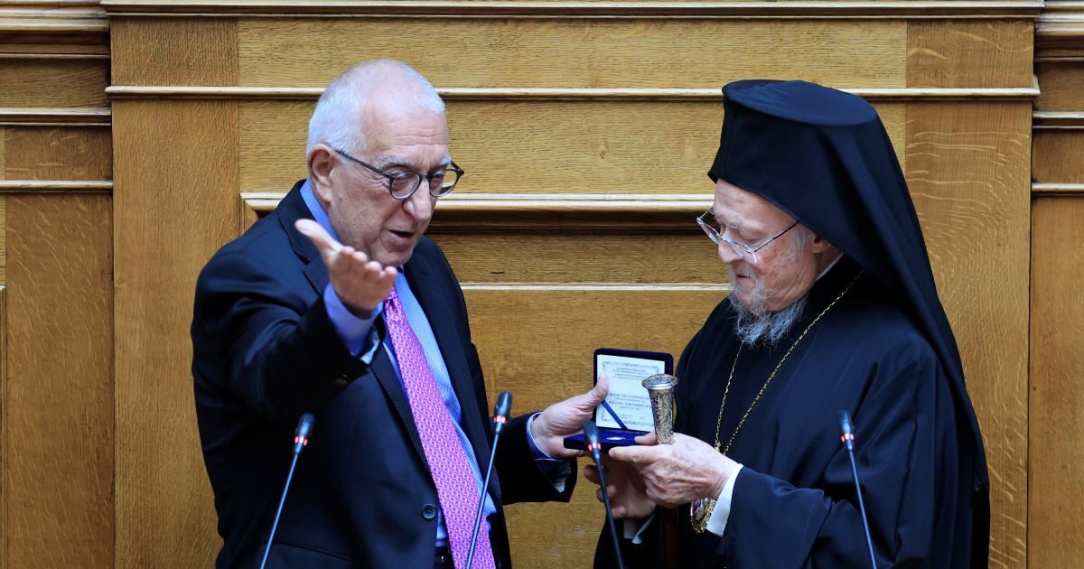 Βουλή: Η ομιλία του Οικουμενικού Πατριάρχη Βαρθολομαίου στην Ολομέλεια