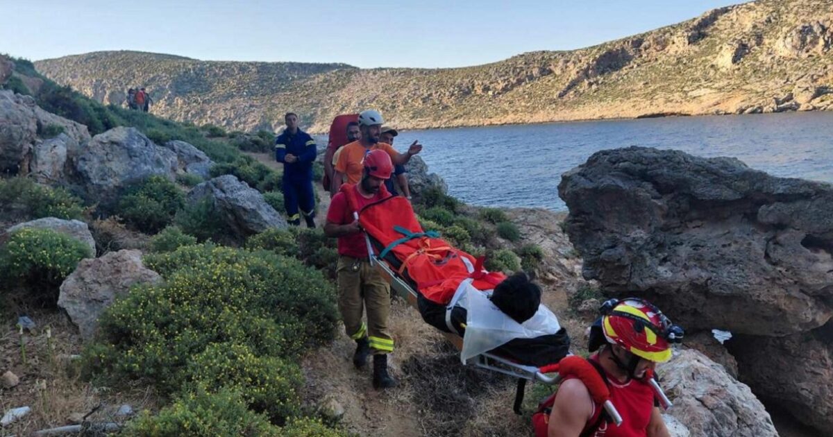 Κάλυμνος: Διάσωση 24χρονου Αμερικανού μετά από ατύχημα σε αναρρίχηση