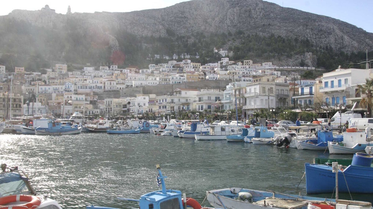 Άποψη του λιμανιού της Καλύμνου