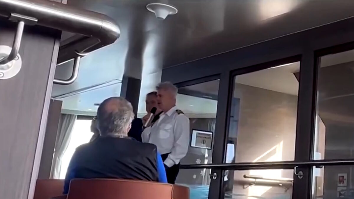 Ο καπετάνιος του κρουαζιερόπλοιου