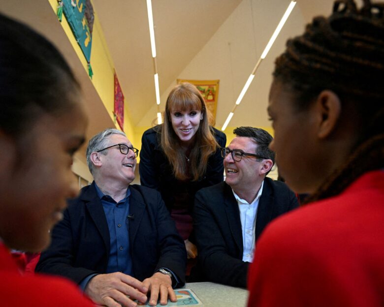 Keir Starmer, Angela Rayner, Andy Burnham