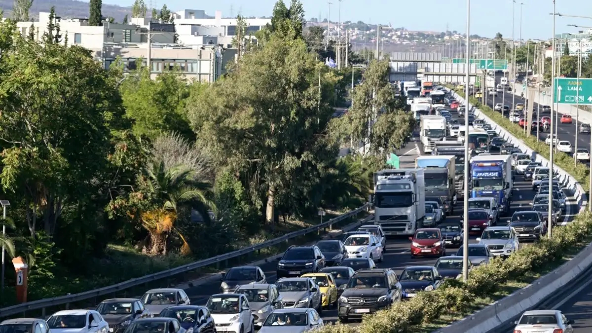 Χαμηλές ταχύτητες στη λεωφόρο Κηφισίας