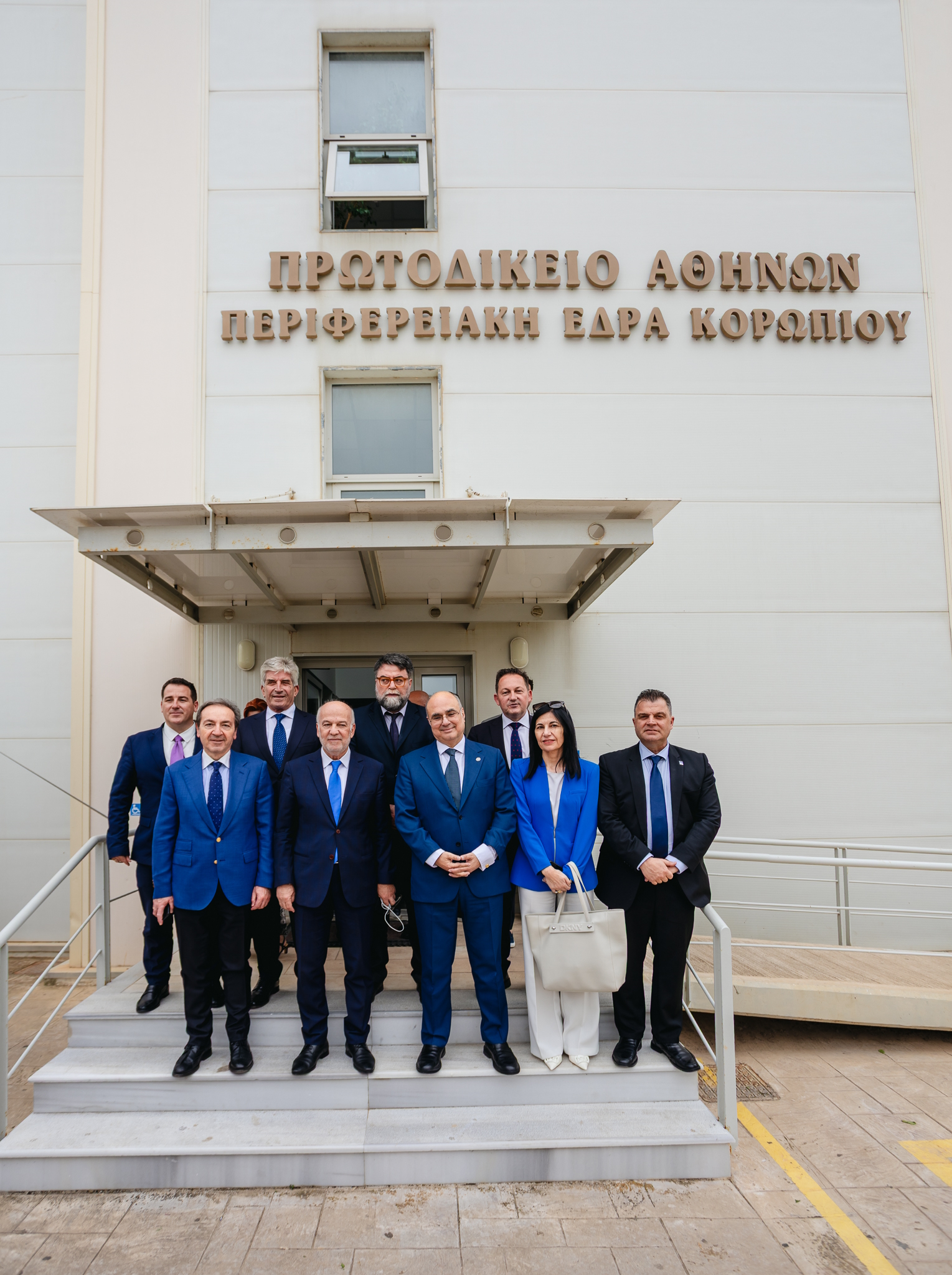 Ο Γιώργος Φλωρίδης στα εγκαίνια του πρωτοδικείου στο Κορωπί