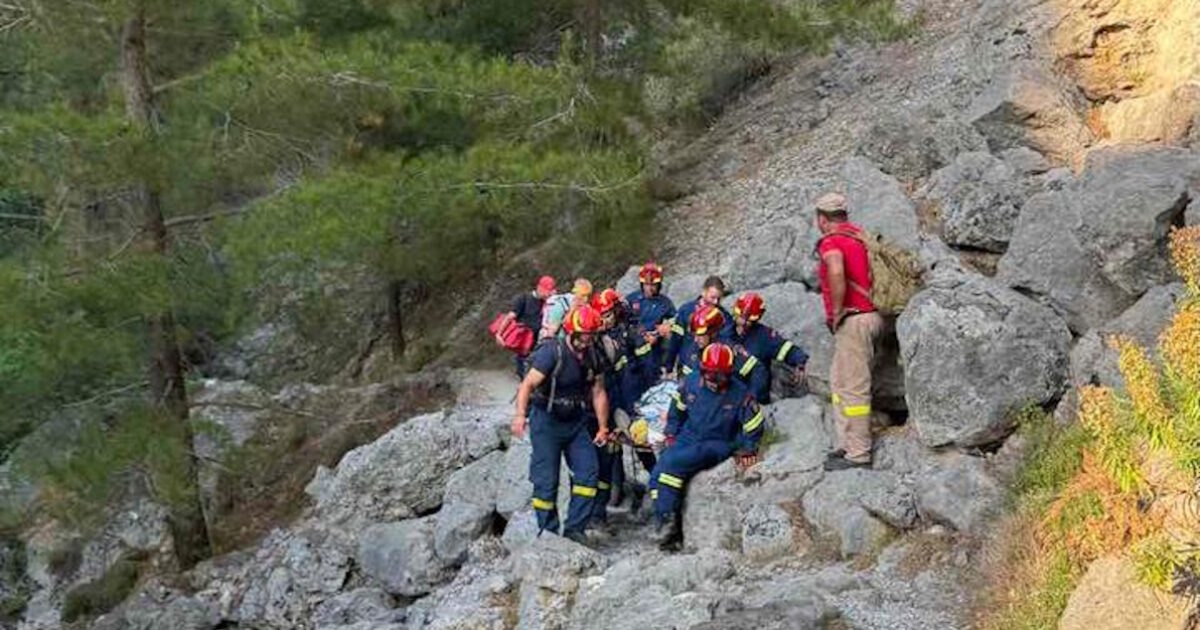 Χανιά: Επιχείρηση διάσωσης Γάλλου τουρίστα σε φαράγγι
