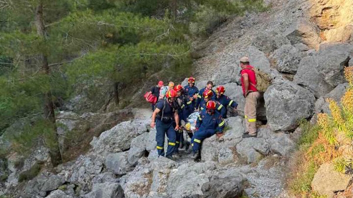 Χανιά: Επιχείρηση διάσωσης Γάλλου τουρίστα σε φαράγγι